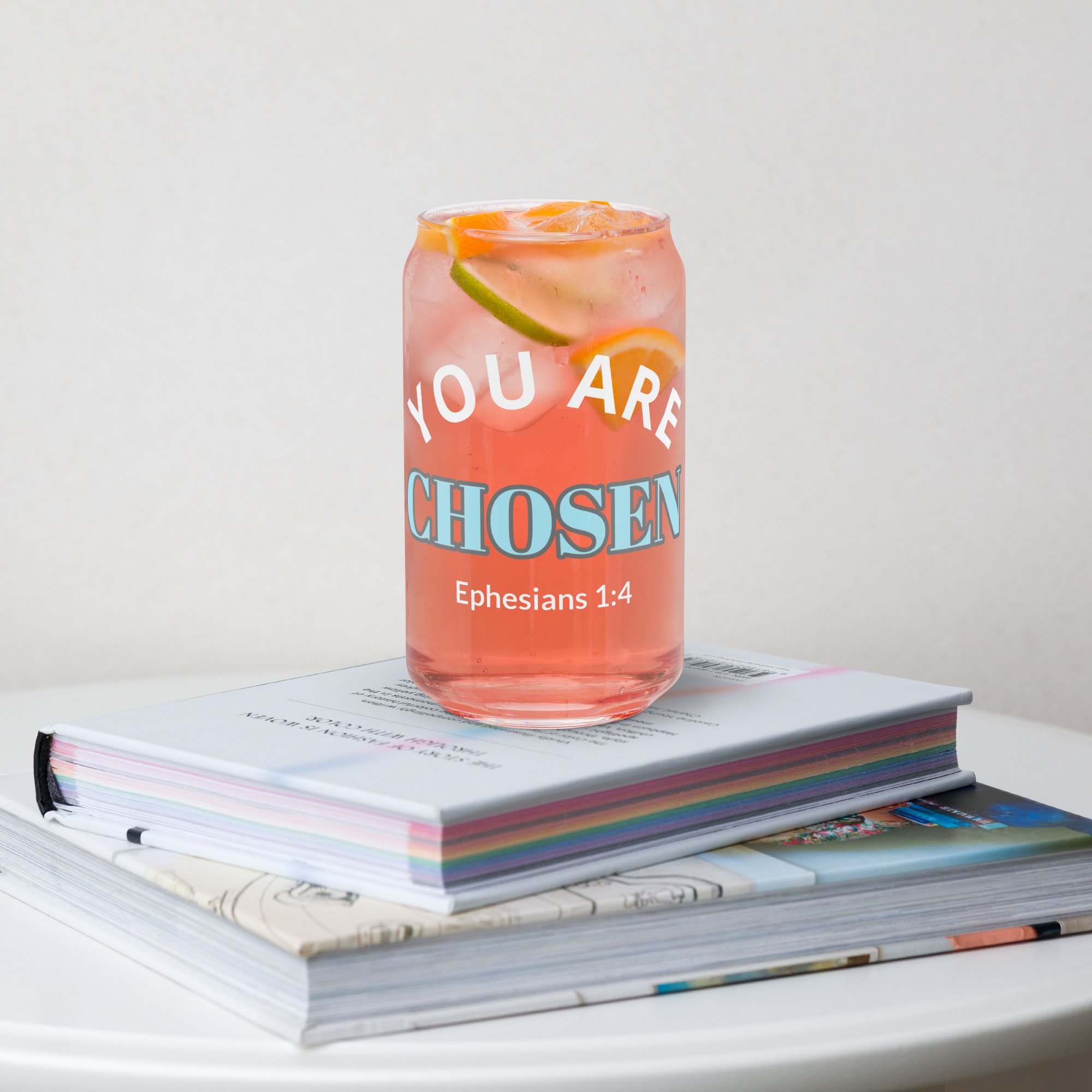You Are Chosen Can-shaped Glass