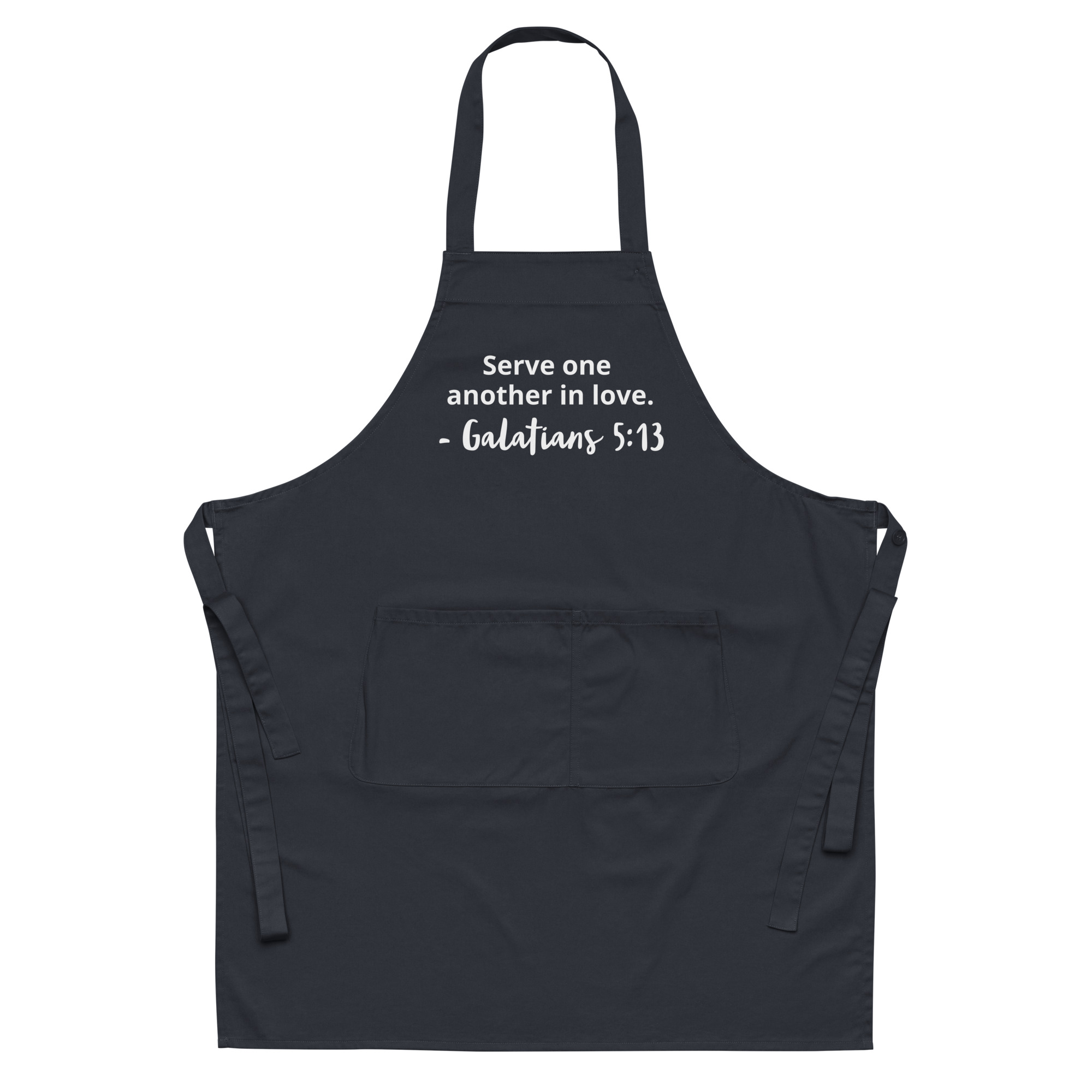 Serve One Another In Love Christian Organic Cotton Apron - Image 10