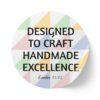 Designed To Craft Handmade Excellence Christian Round Sticker Label Rolls