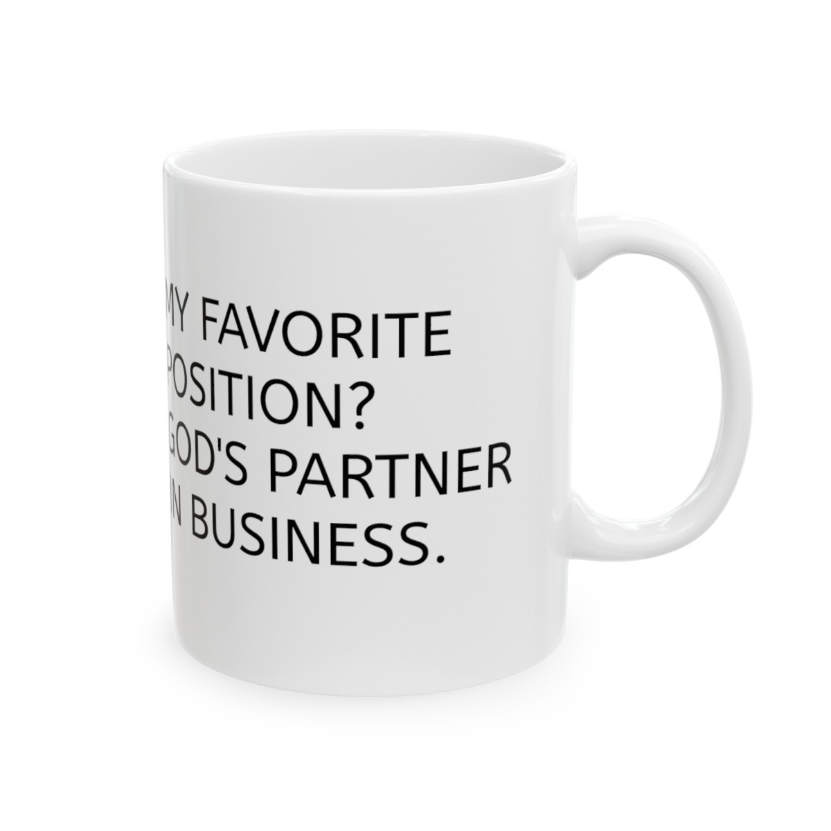 God's Partner in Business Ceramic Mug - Image 5