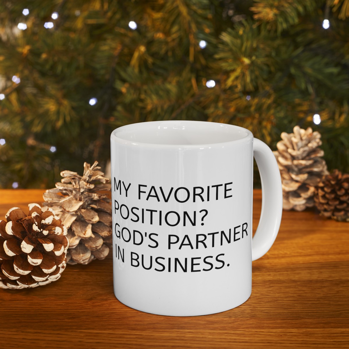 God's Partner in Business Ceramic Mug - Image 10