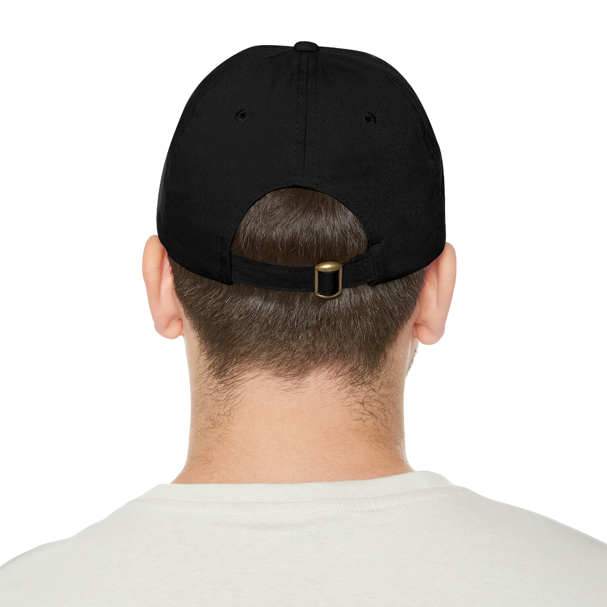 FAITH Dad Hat with Leather Patch (Round) - Image 77