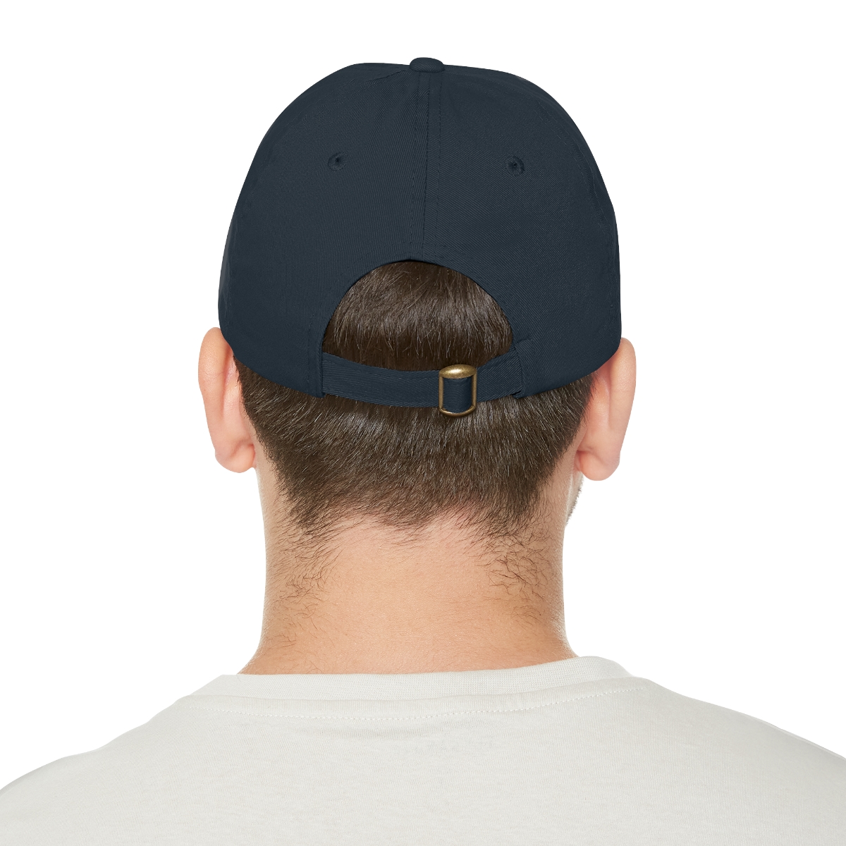 FAITH Dad Hat with Leather Patch (Round) - Image 98
