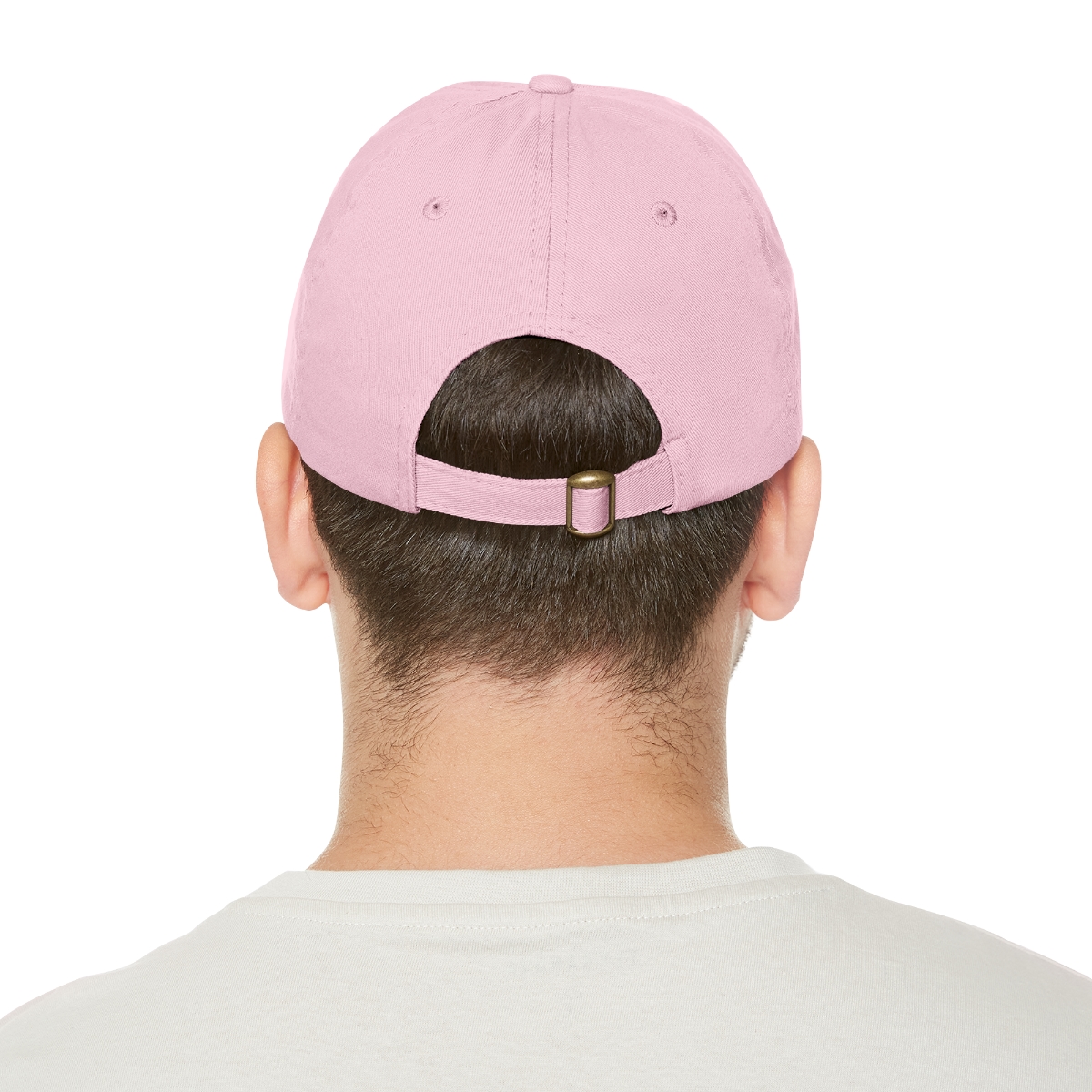 FAITH Dad Hat with Leather Patch (Round) - Image 119