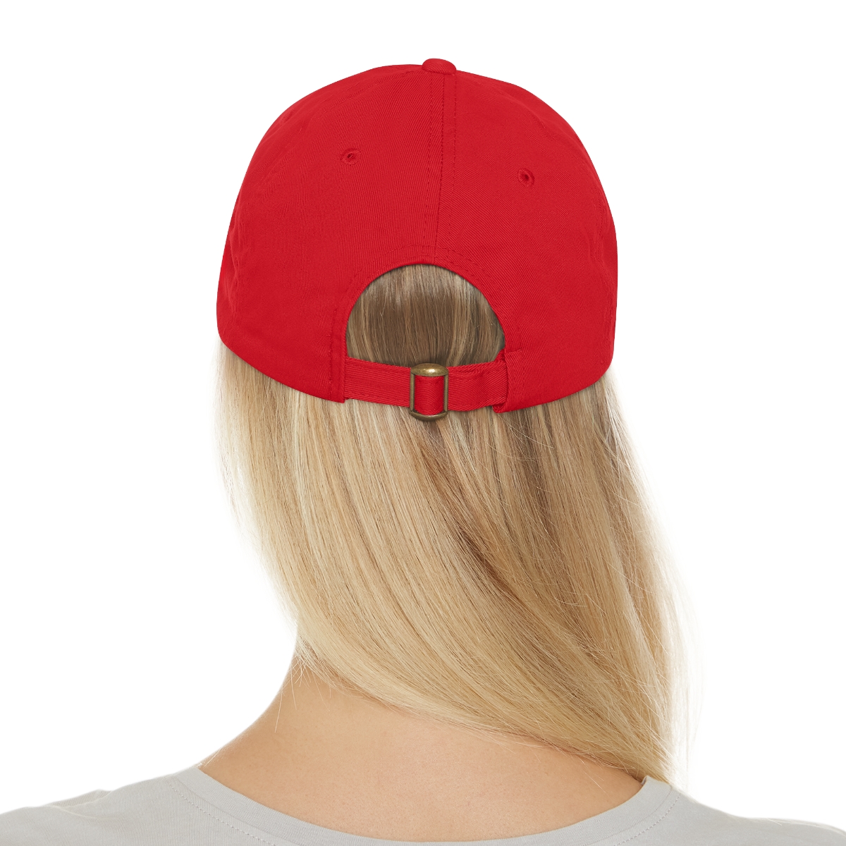 FAITH Dad Hat with Leather Patch (Round) - Image 55