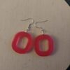 Pink "O" Earrings