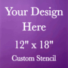 Custom-Made Silkscreen Stencil - 12" x18"