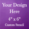 Custom-Made Silkscreen Stencil - 4" x 6"