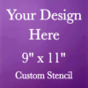 Custom-Made Silkscreen Stencil - 9"x11"
