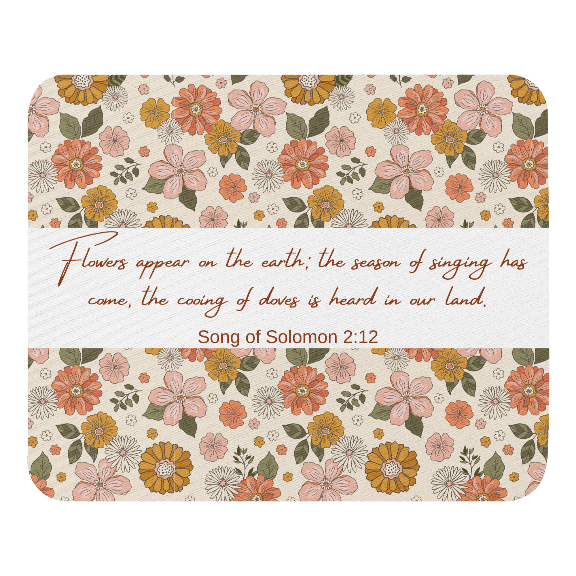 Flowers Appear In The Earth Christian Themed Mouse Pad - Image 3