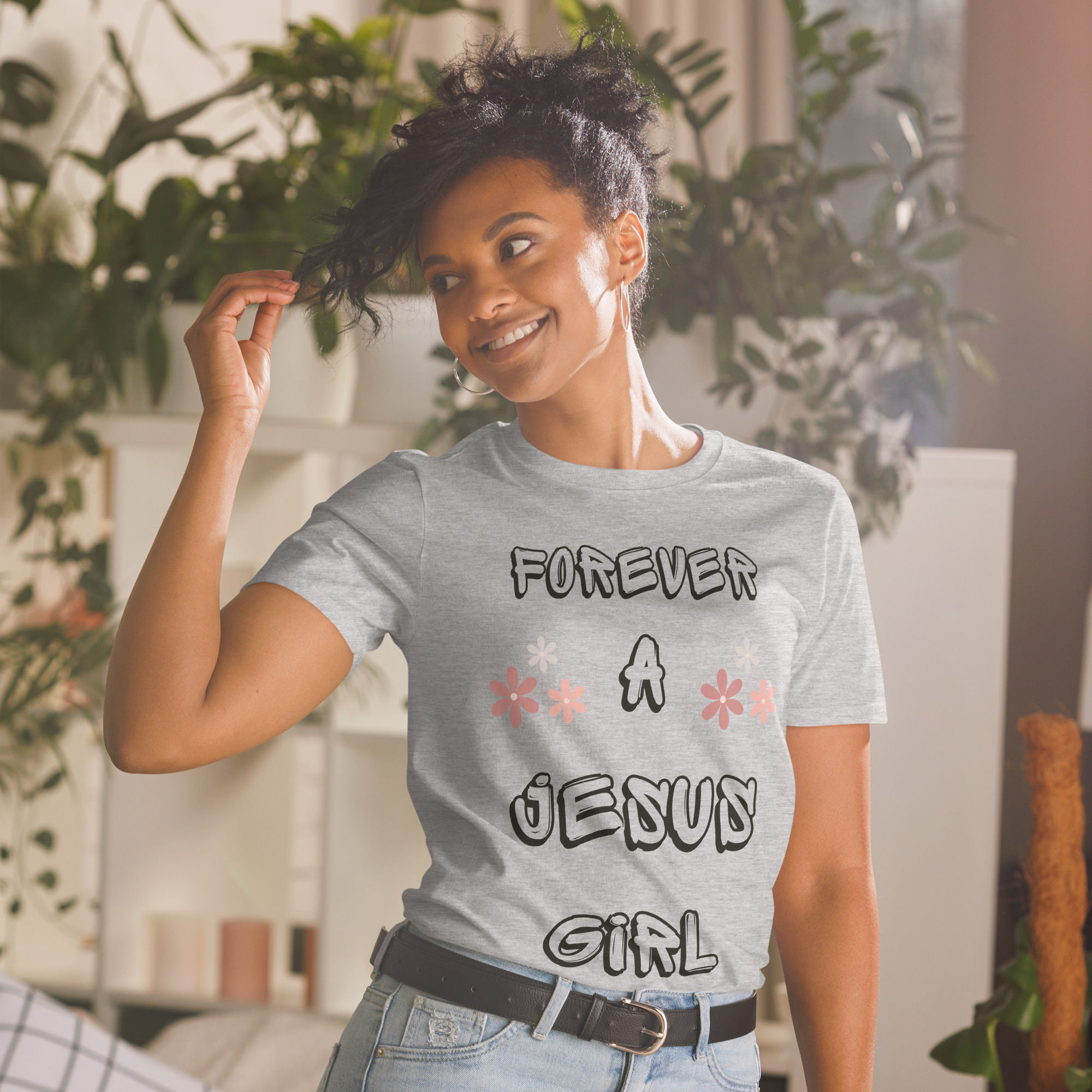 Forever a Jesus Girl Short-Sleeve T-Shirt - Image 2