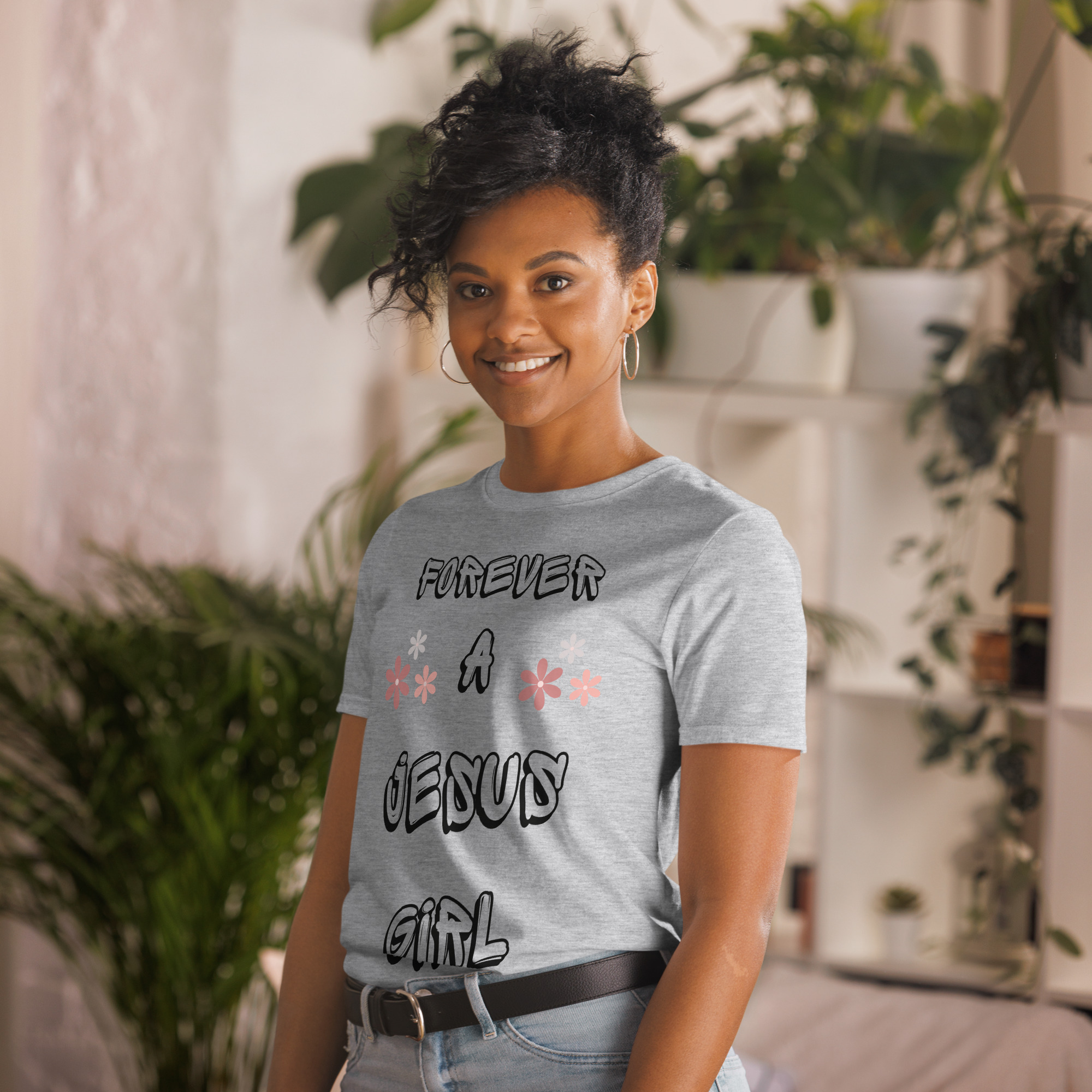 Forever a Jesus Girl Short-Sleeve T-Shirt - Image 3
