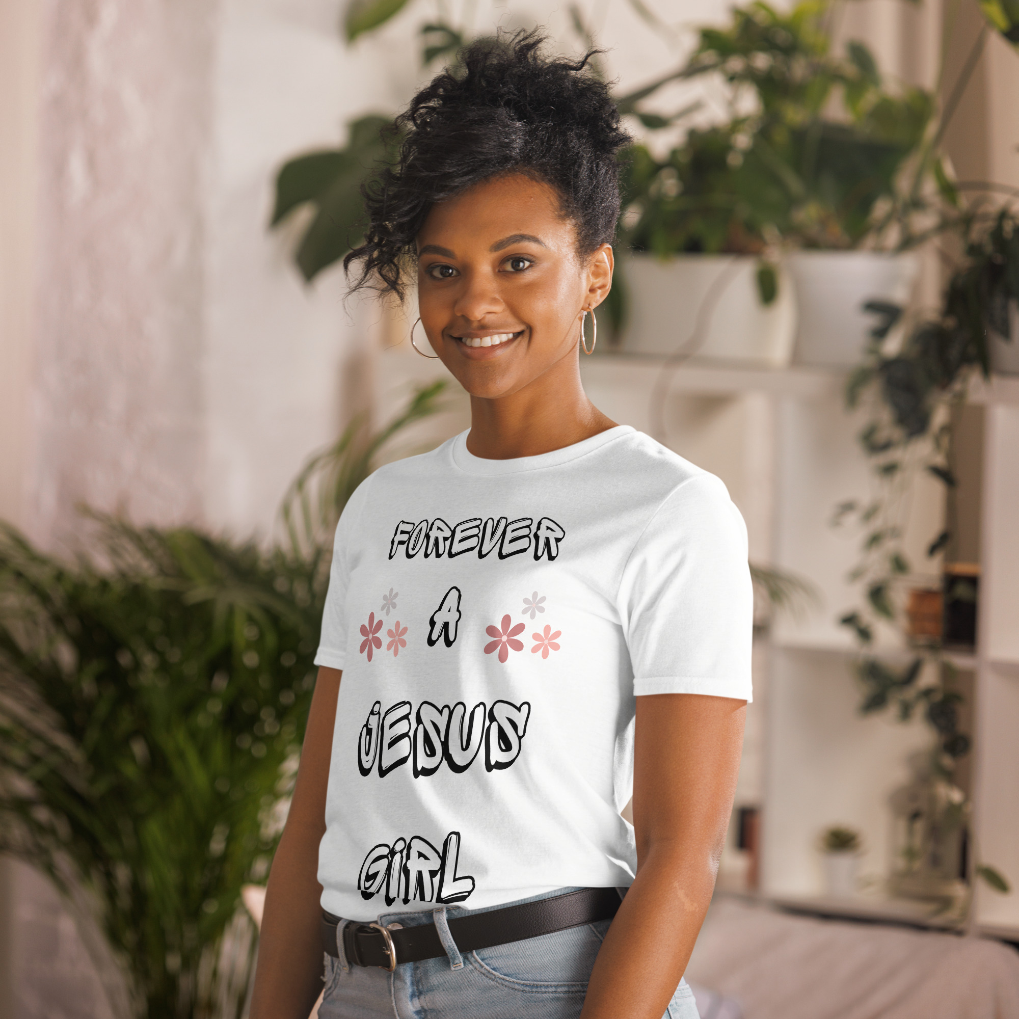 Forever a Jesus Girl Short-Sleeve T-Shirt - Image 4