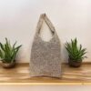 Handmade Crochet Market Tote Bag
