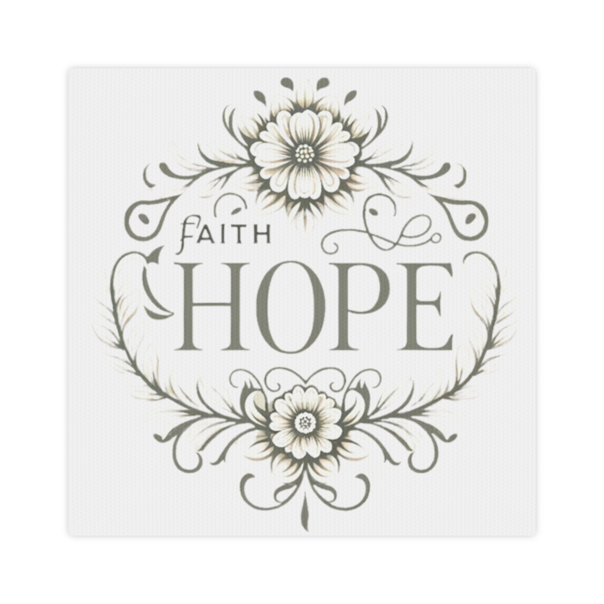 Faith Hope Canvas Photo Tile - Image 10
