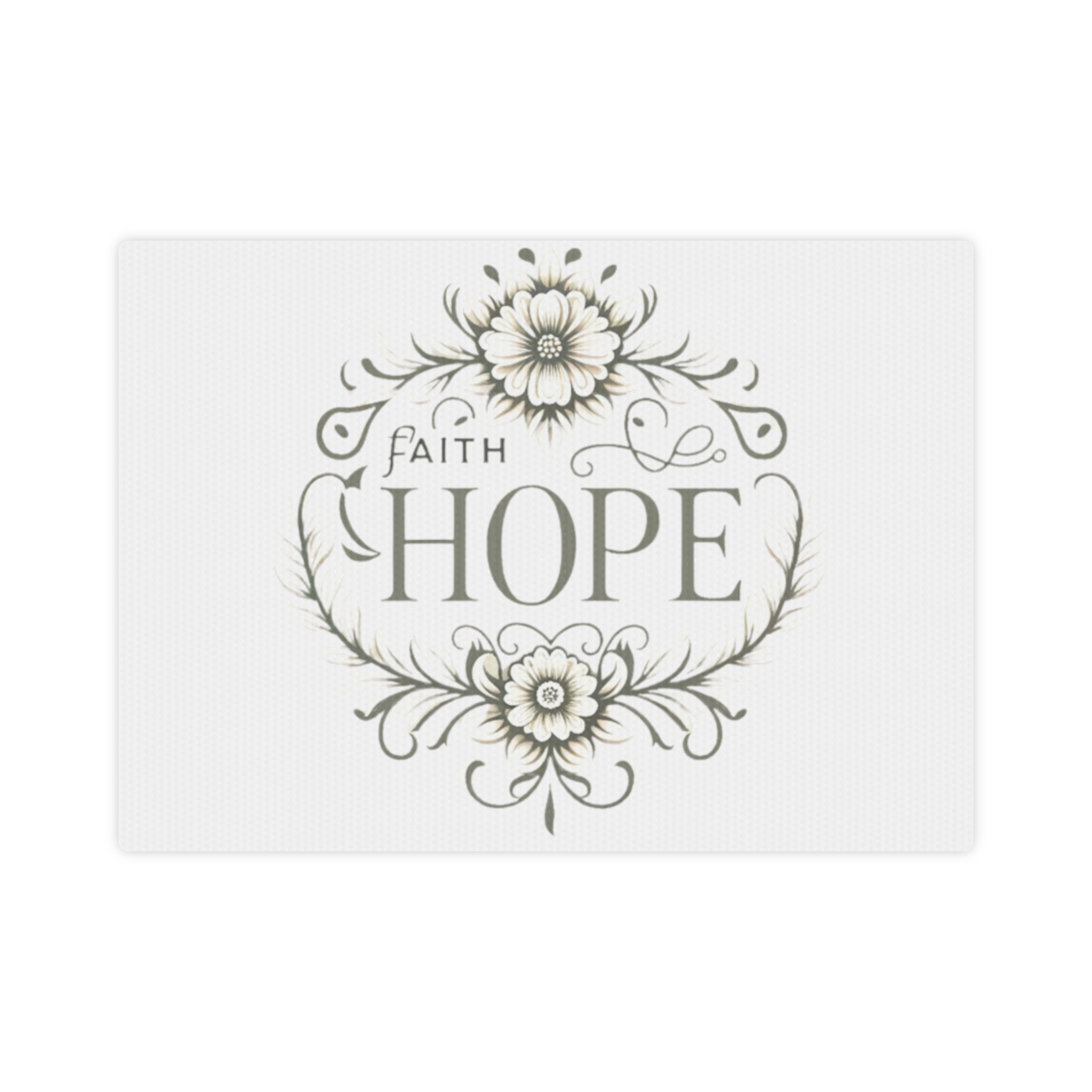 Faith Hope Canvas Photo Tile - Image 2