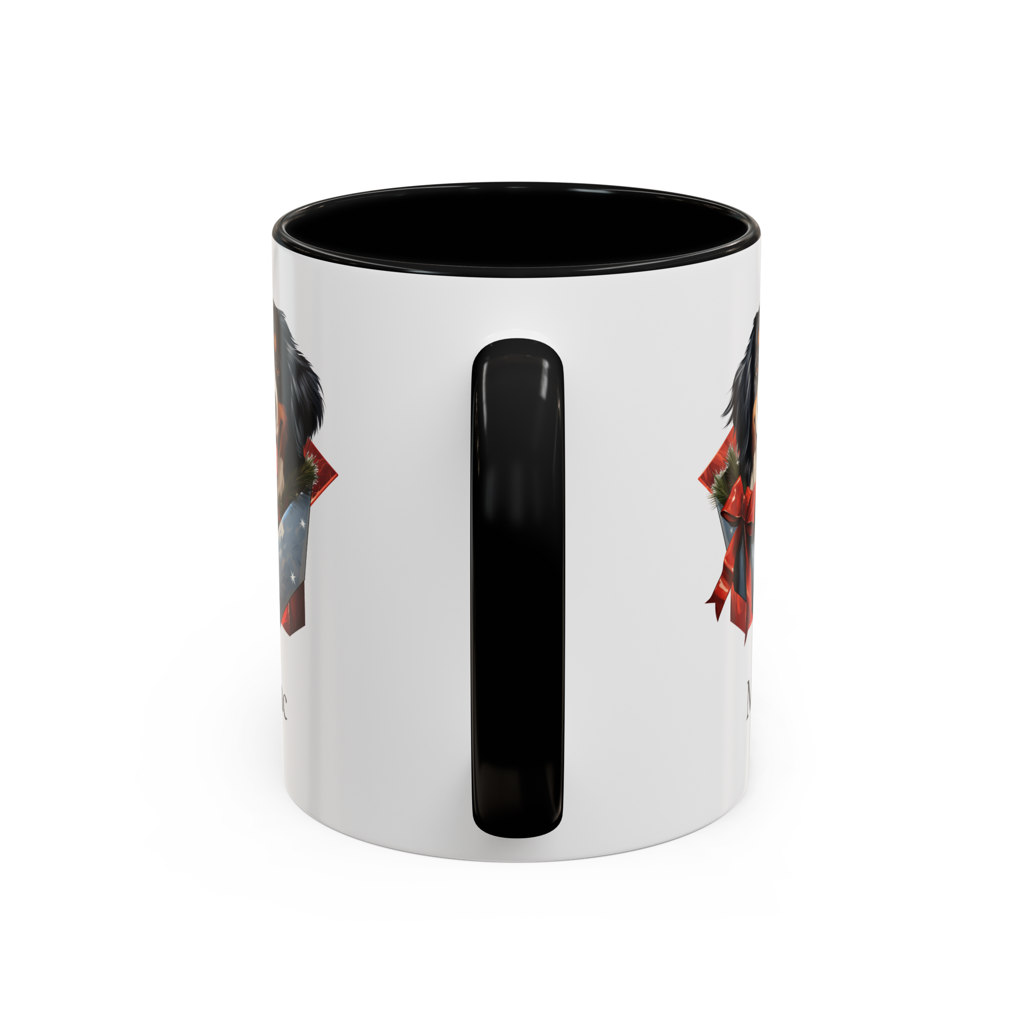Christmas Bernese Mountain Dog Gift Box Coffee Mug Personalized with Your Pet's Name - Image 4