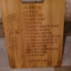 Engraved Bamboo Cutting Board