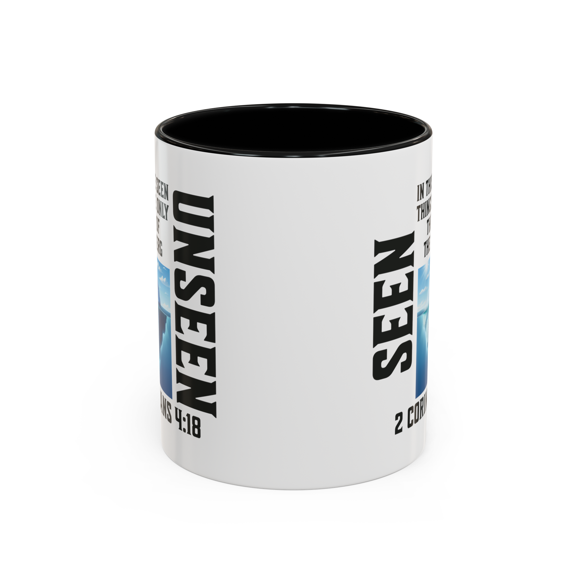 2 Corinthians 4:18 | NKJV | Christian Mug | Christian Gifts | Coffee Drinker Gifts | Coffee Lover Gift | Scripture Mug - Image 3