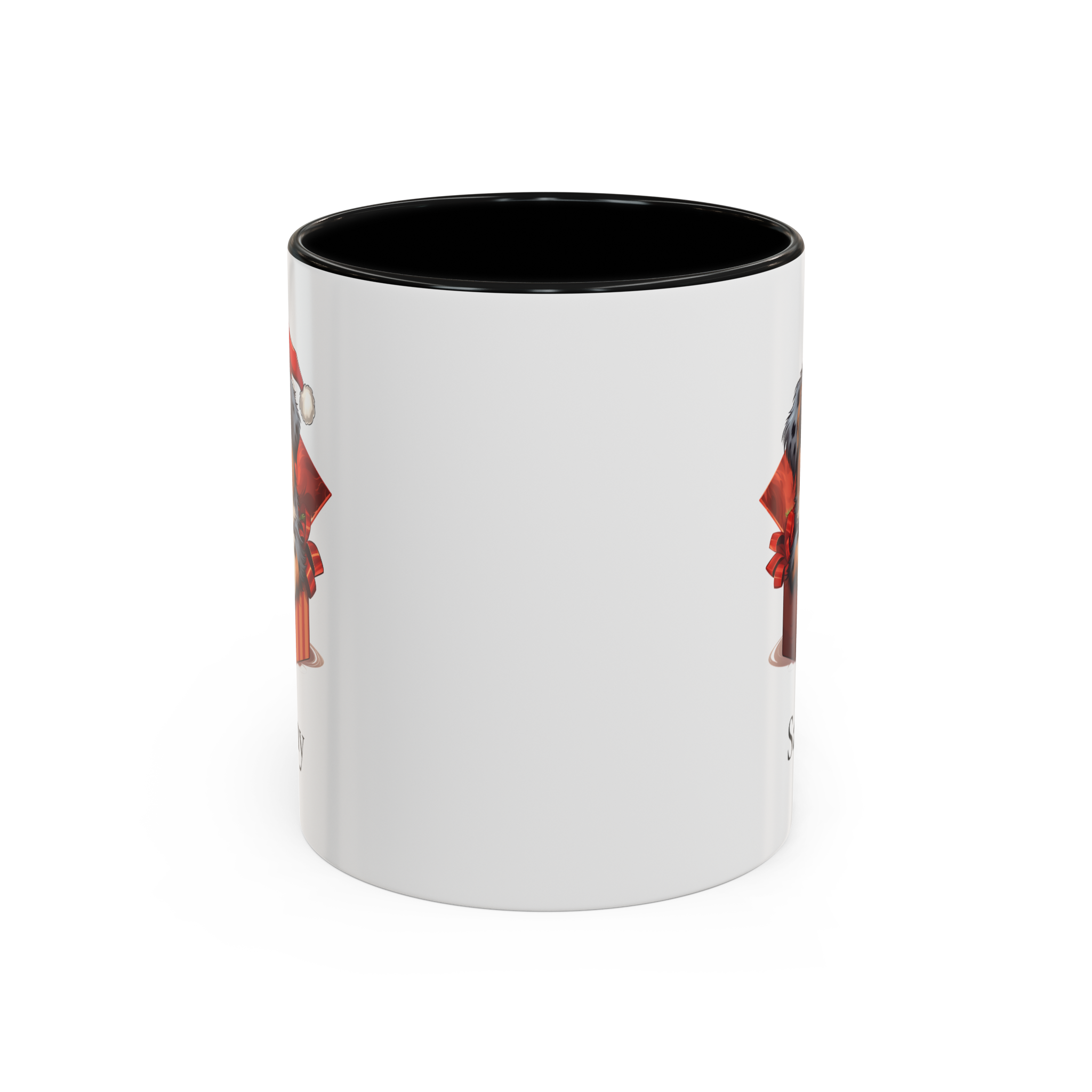 Christmas Australian Shepherd Dog Gift Box Coffee Mug Personalized with Your Pet's Name - Image 4