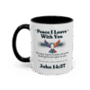 Peace I Leave With You | John 14:27 | NKJV | 11oz Christian Mug | Christian Gifts | Coffee Drinker Gifts | Coffee Lover Gift | Scripture Mug