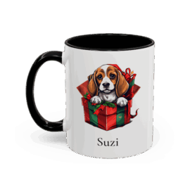 Christmas Beagle Mug