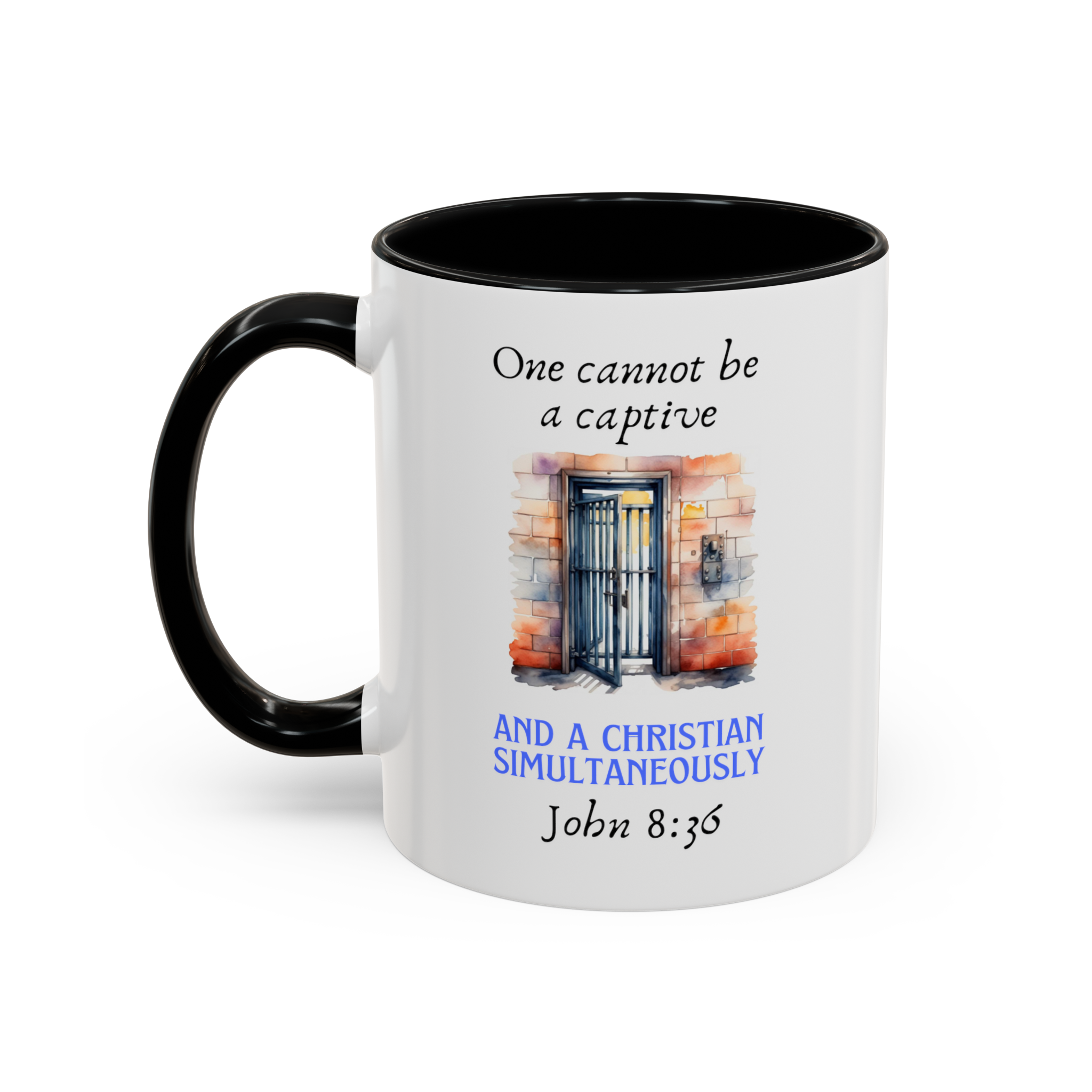 John 8:32 | NIV | Religious Coffee Mug | Christian Mug | Christian Gifts | Coffee Drinker Gifts | Coffee Lover Gift | Personalized Mug