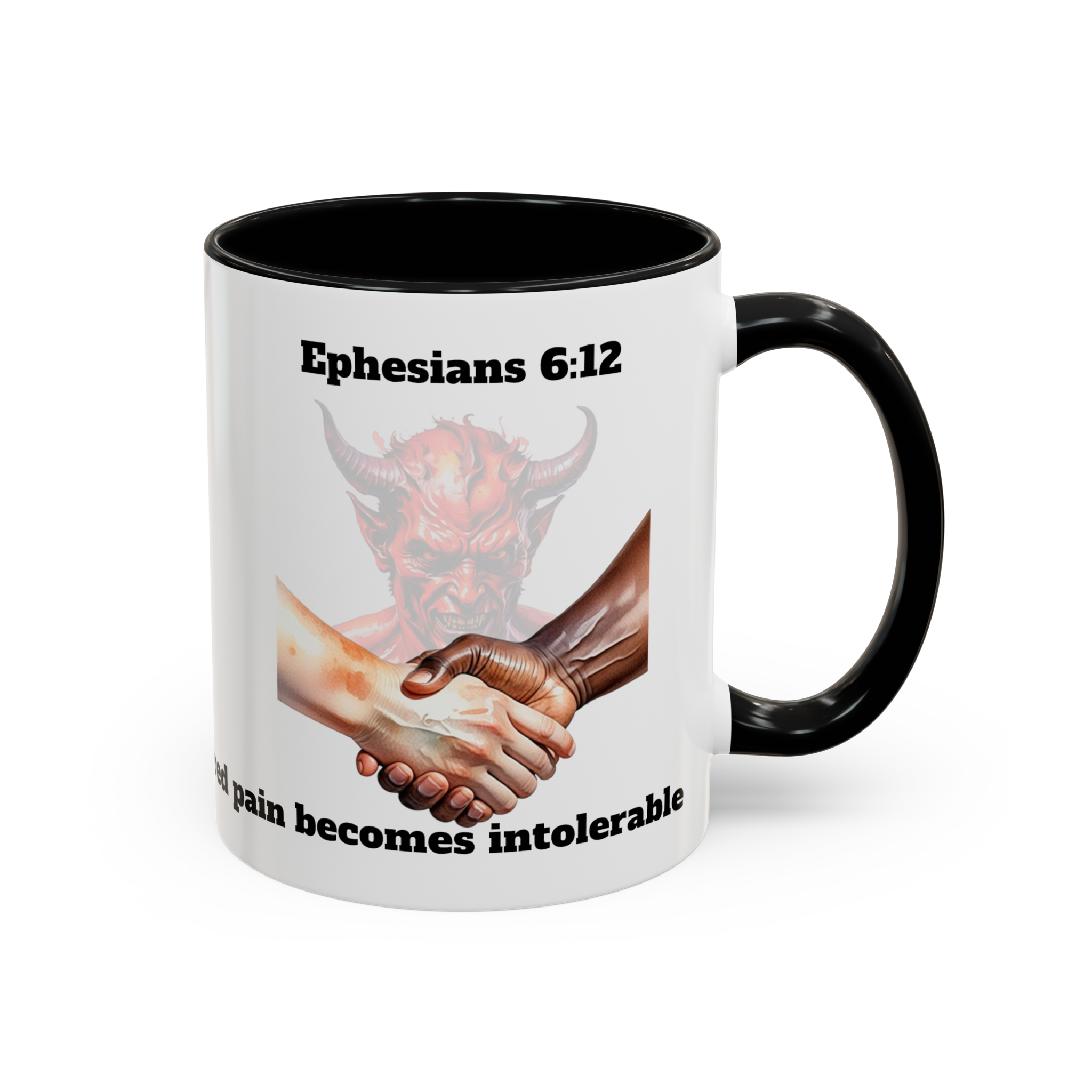 Ephesians 6:12 | NIV | Religious Coffee Mug | Christian Mug | Christian Gifts | Coffee Drinker Gifts | Coffee Lover Gift - Image 2