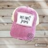 But First, Jesus Frayed Patch Hat