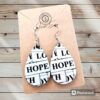 Faith Hope Love Dangle Earrings
