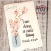 I Am Doing A New Thing Isaiah 43:19 Waffle Design Kitchen Towel