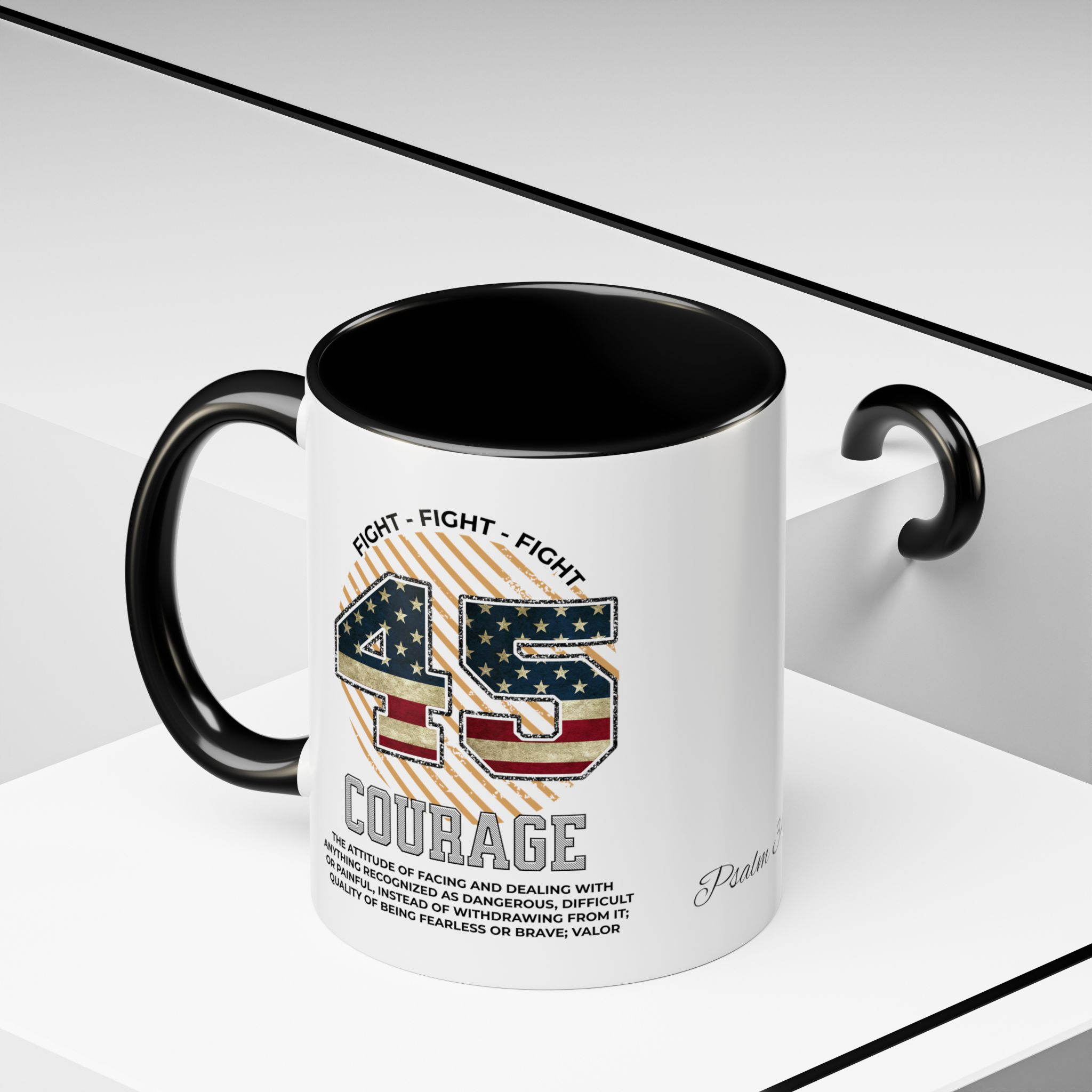 Psalm 34:7 | Courage | Christian Mug | Christian Gifts | Coffee Drinker Gifts | Coffee Lover Gift | Scripture Mug - Image 5