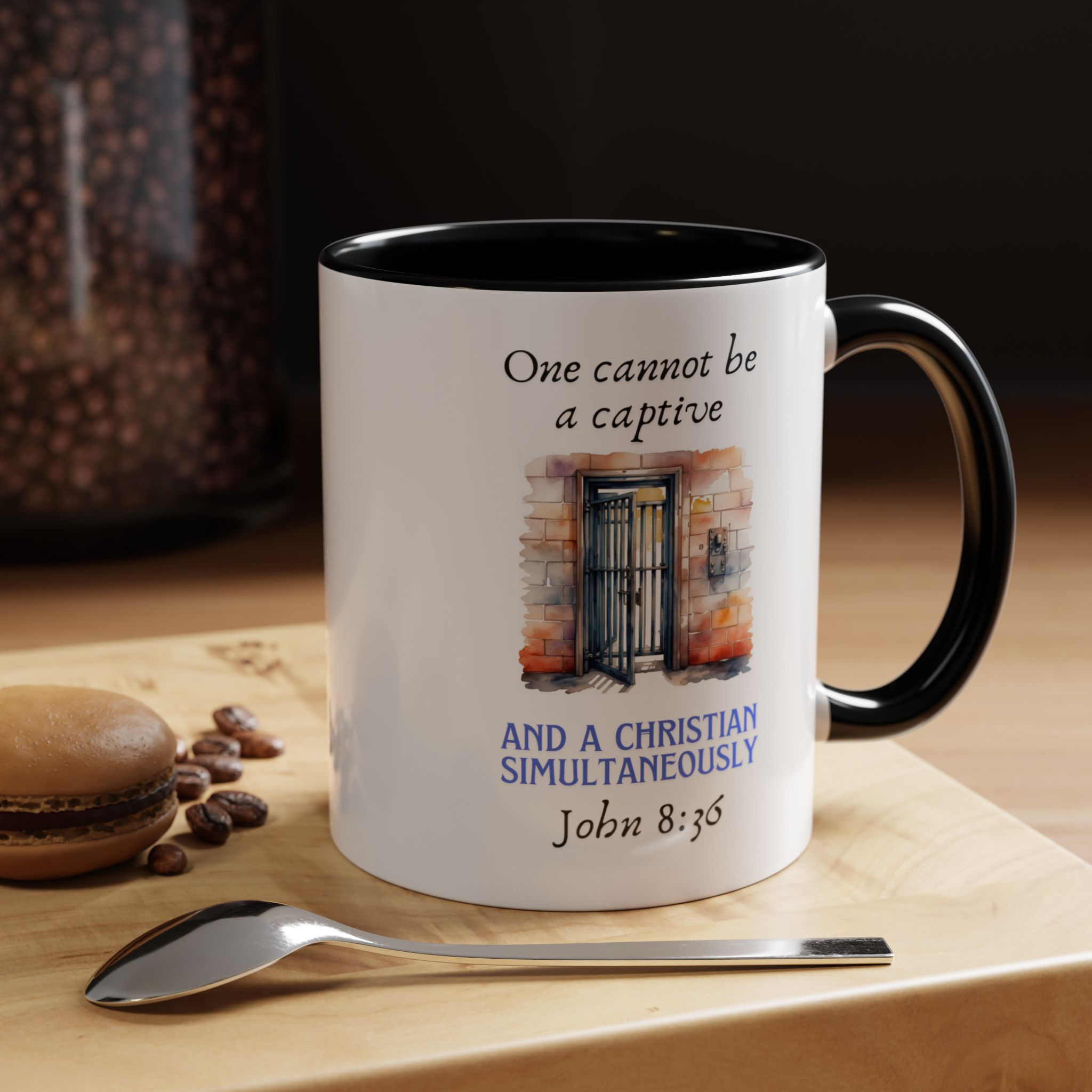 John 8:32 | NIV | Religious Coffee Mug | Christian Mug | Christian Gifts | Coffee Drinker Gifts | Coffee Lover Gift | Personalized Mug - Image 6