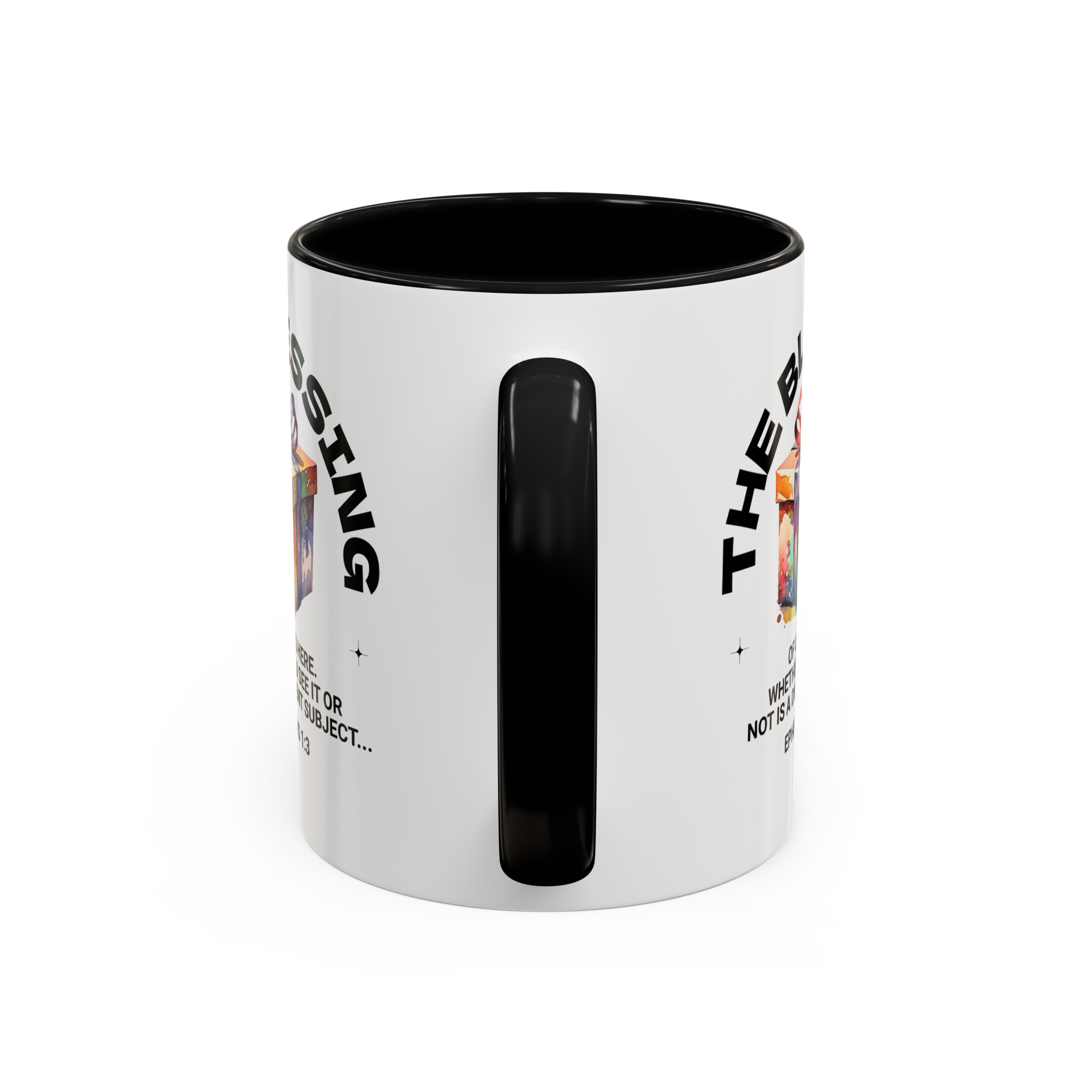 The Blessing Of God Is Ours - Ephesians 1:3 Gift Coffee Mug - Image 3
