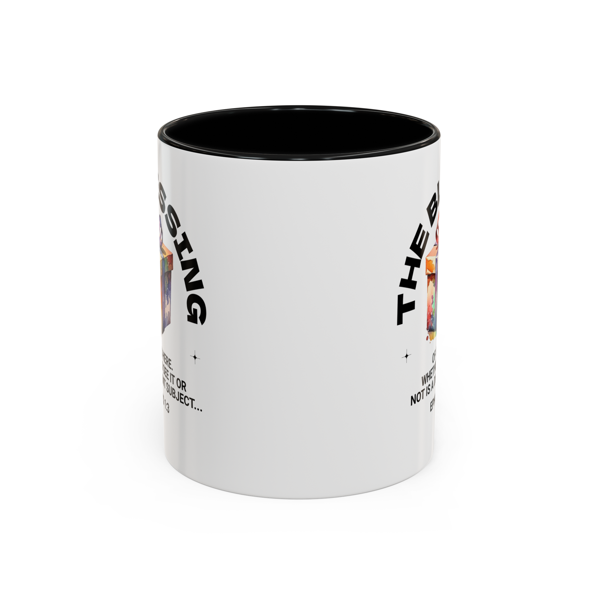 The Blessing Of God Is Ours - Ephesians 1:3 Gift Coffee Mug - Image 2