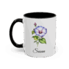 September Morning Glory Birth Month Flower Mug Personalized With Any Name