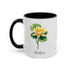 July Water Lily Birth Month Flower Mug Personalized With Any Name
