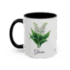 May Lily of the Valley Birth Month Flower Mug Personalized With Any Name