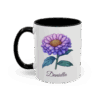 September Aster Birth Month Flower Mug Personalized With Any Name