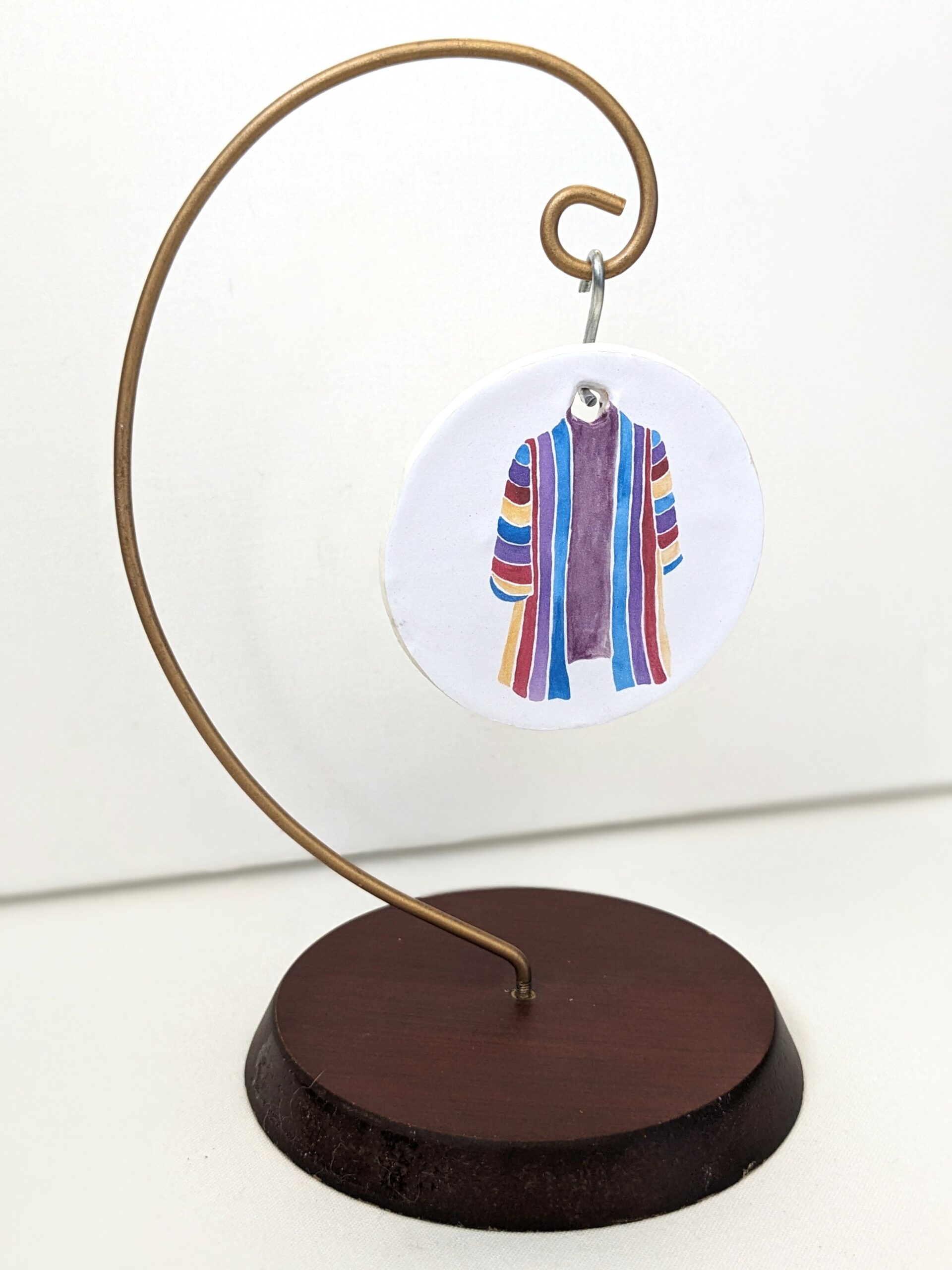 Joseph and the Coat of Many Colors Jesse Tree Ornament - Image 5