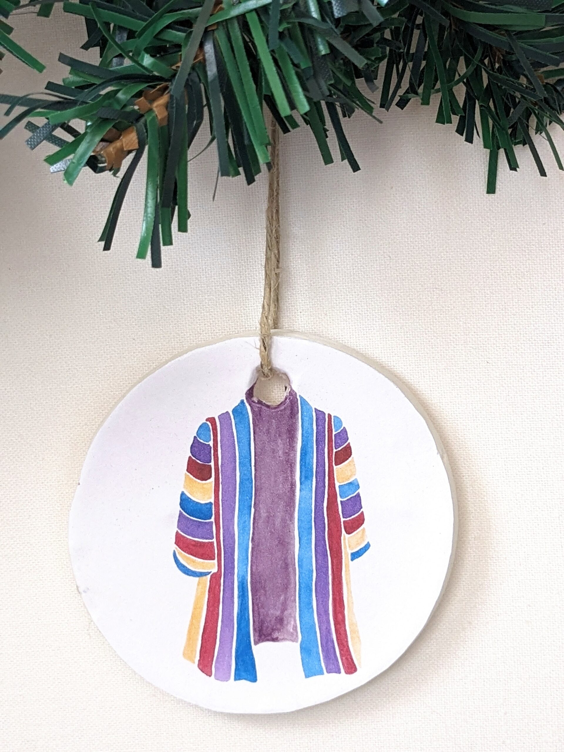 Joseph and the Coat of Many Colors Jesse Tree Ornament - Image 4