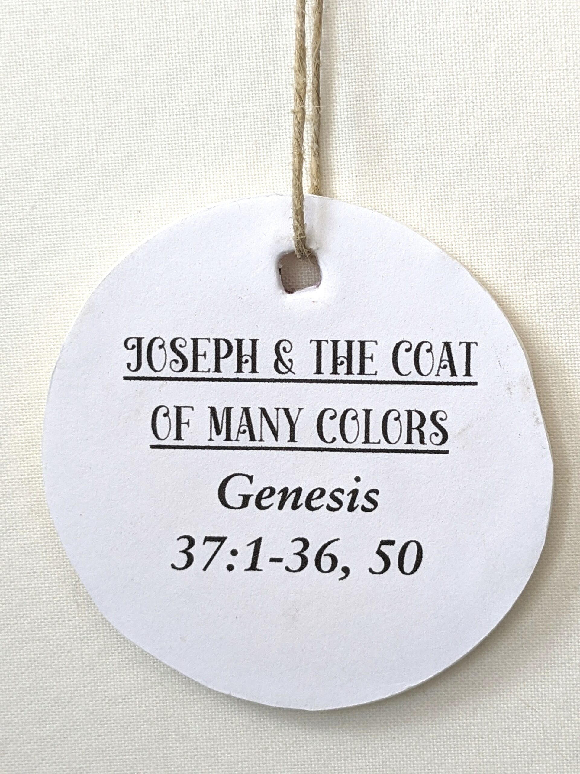 Joseph and the Coat of Many Colors Jesse Tree Ornament - Image 3