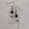 Crystal Snowman Dangle Earrings