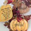 Harvest Gratitude Pumpkin Ornament Set