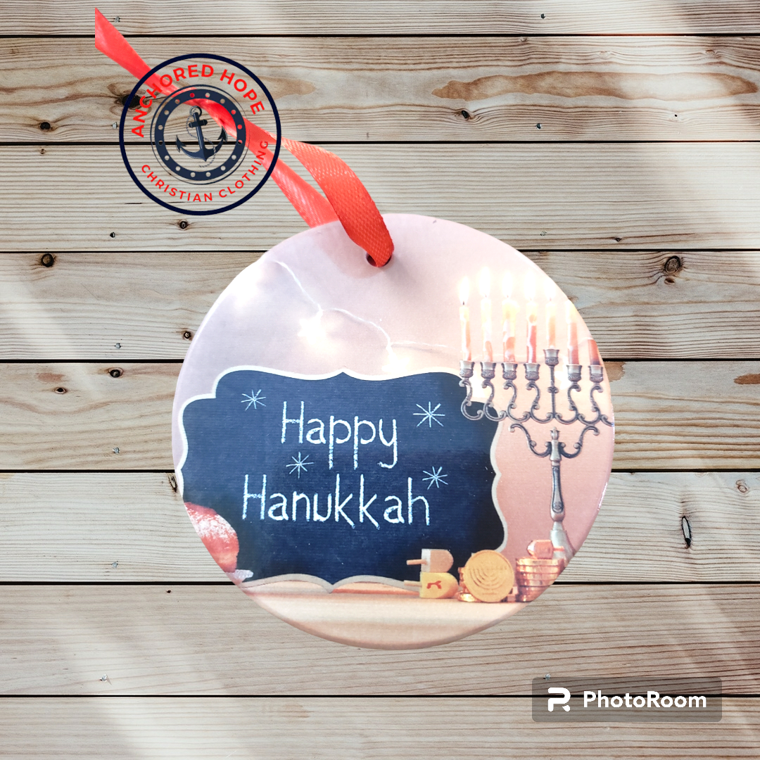 Happy Hanukkah Ornament