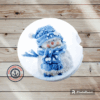 Snowman Absorbent Car Coasters- Set of 2