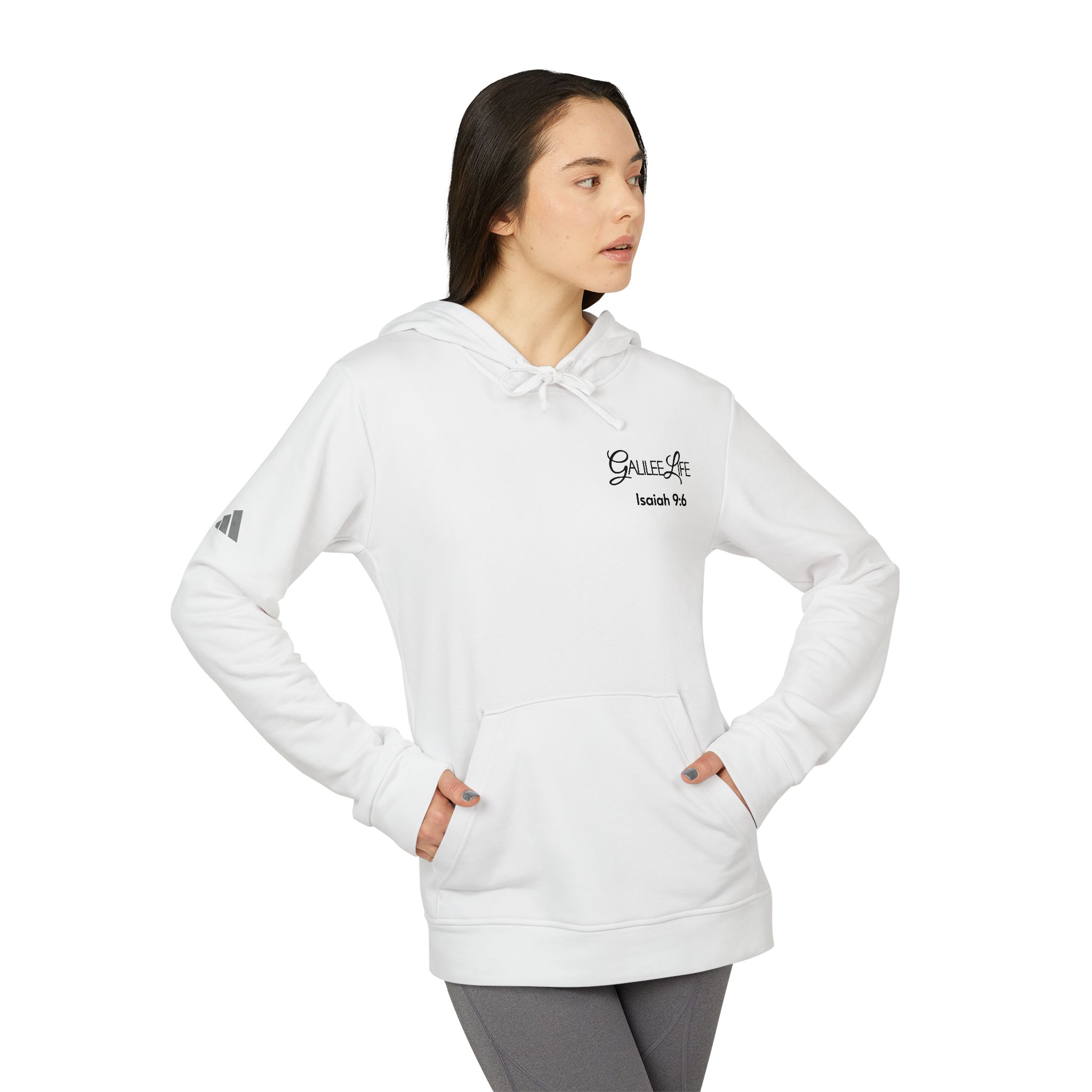 Joy to The World Adidas Unisex Fleece Hoodie - Image 5