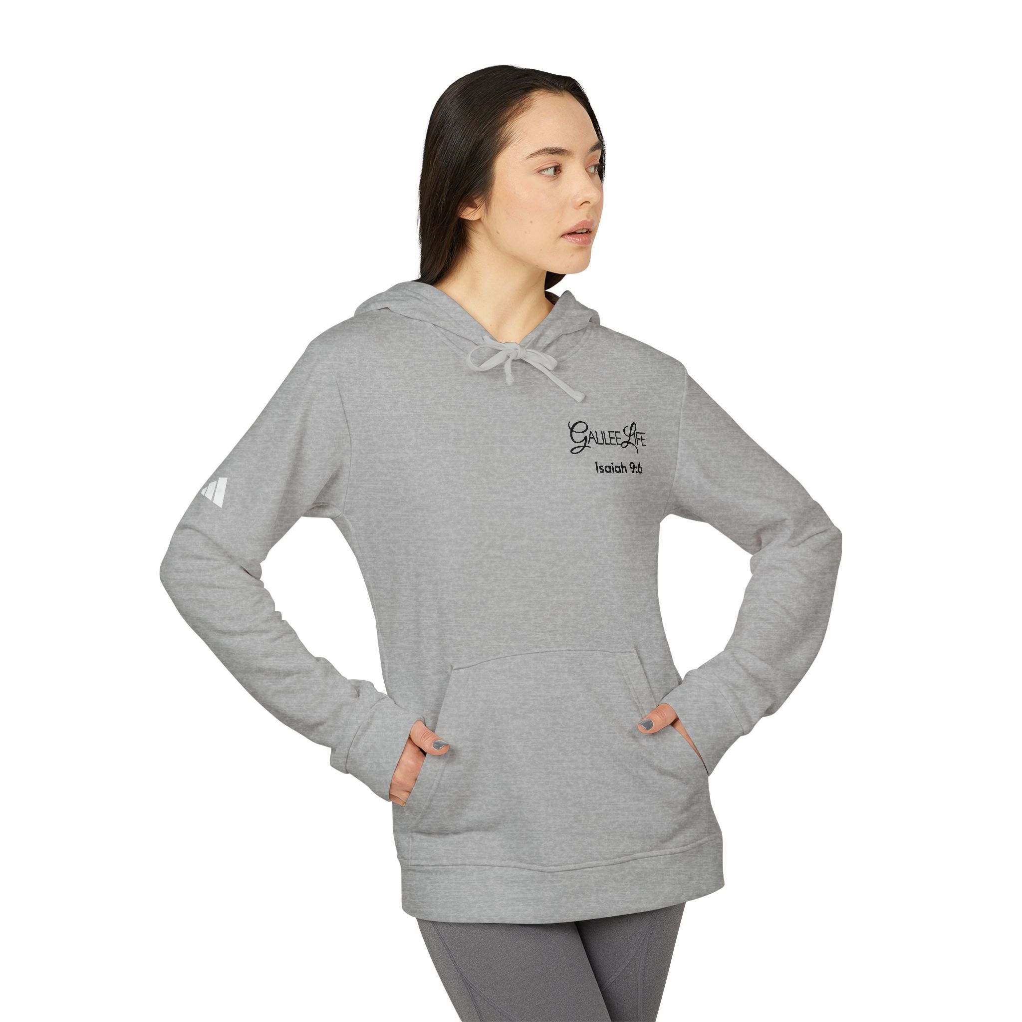 Joy to The World Adidas Unisex Fleece Hoodie - Image 13
