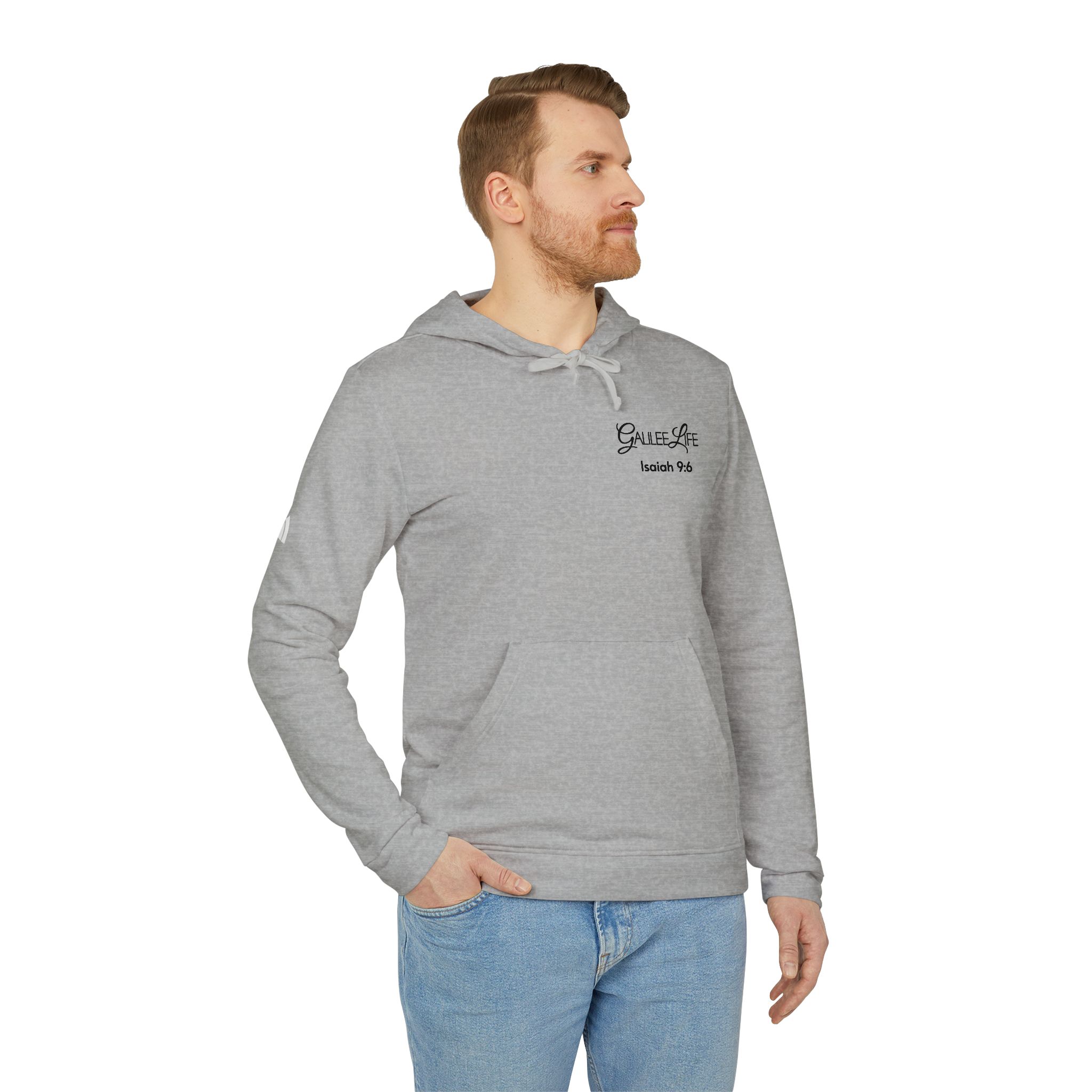 Joy to The World Adidas Unisex Fleece Hoodie - Image 14
