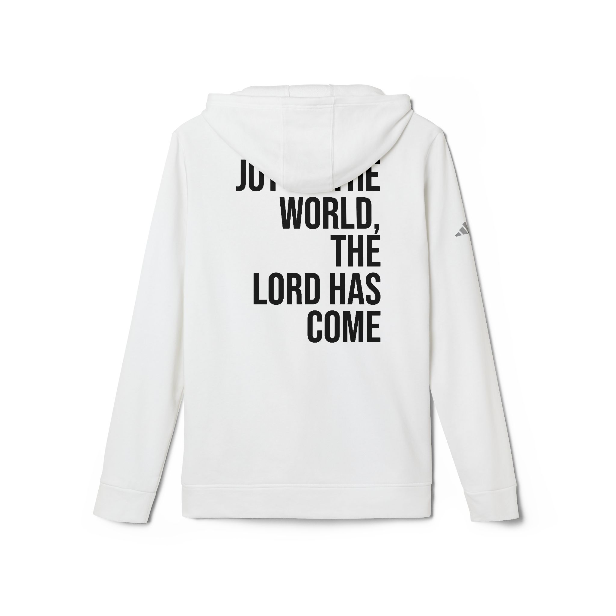Joy to The World Adidas Unisex Fleece Hoodie - Image 3